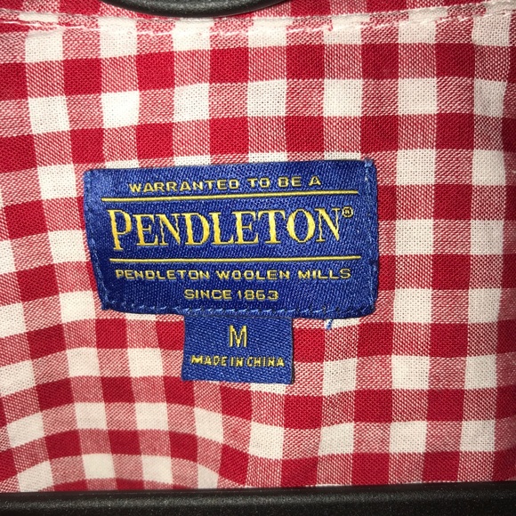 Pendleton Checkered Button down - Picture 3 of 3